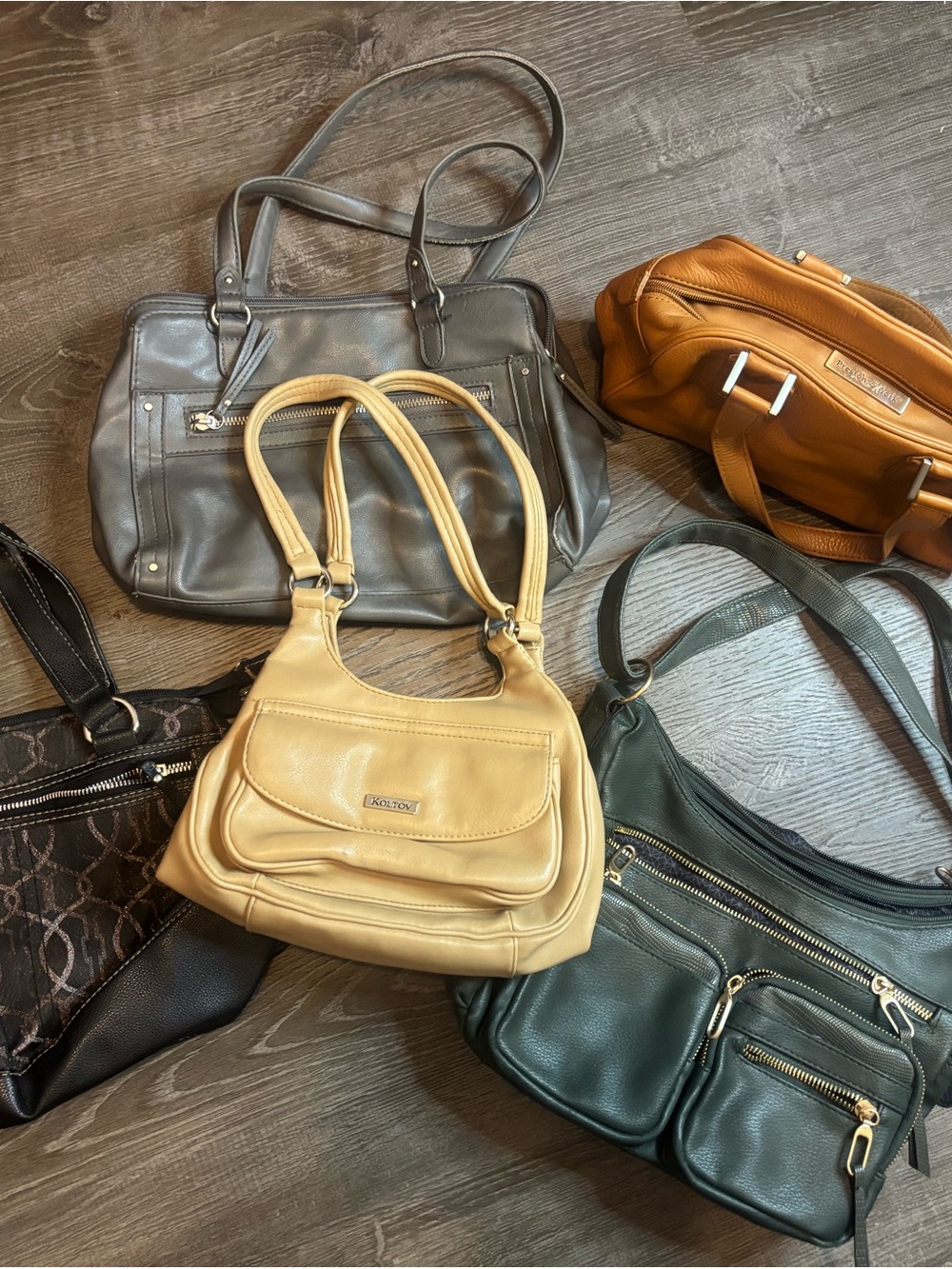 Y2K 2000s Purse Bundle – 5 Shoulder Bags Cargo Slouchy Handbags